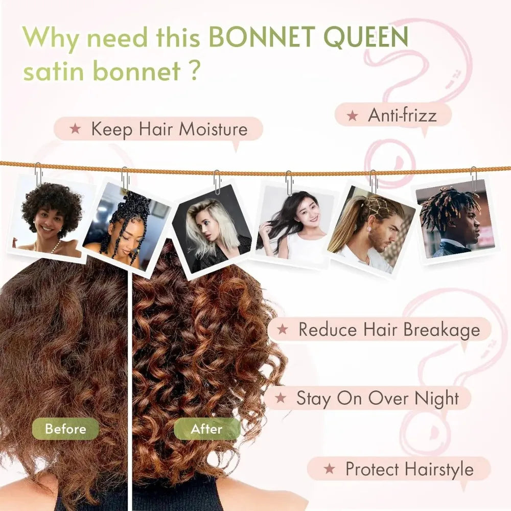Silk Sleep Bonnet for Healthy Hair