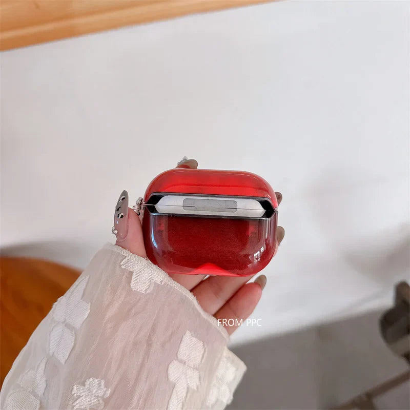 Glowing Quicksand AirPods Case