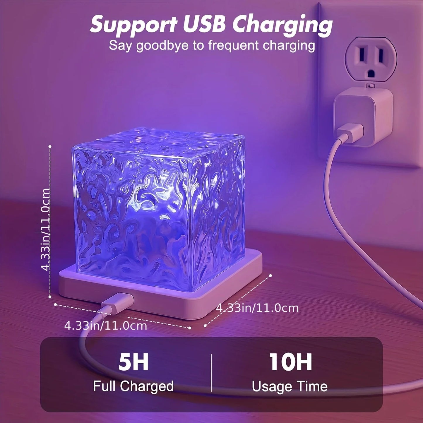Color Wave Rechargeable Lamp