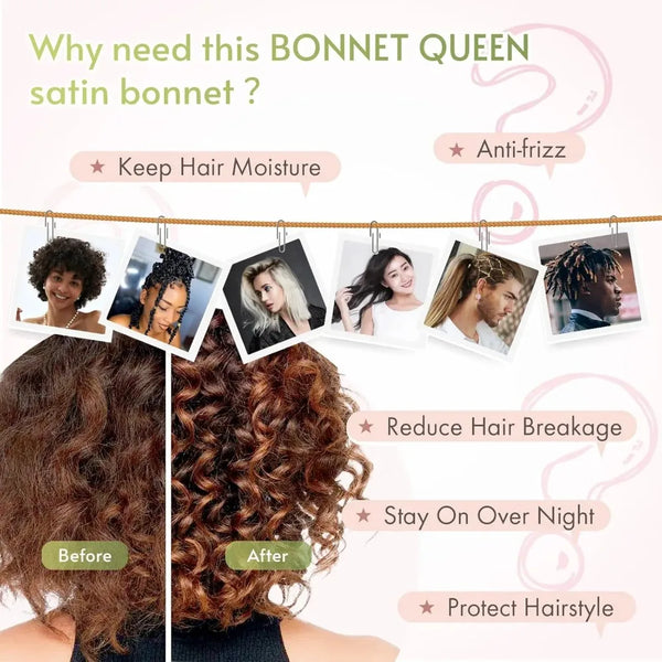 Silk Sleep Bonnet for Healthy Hair