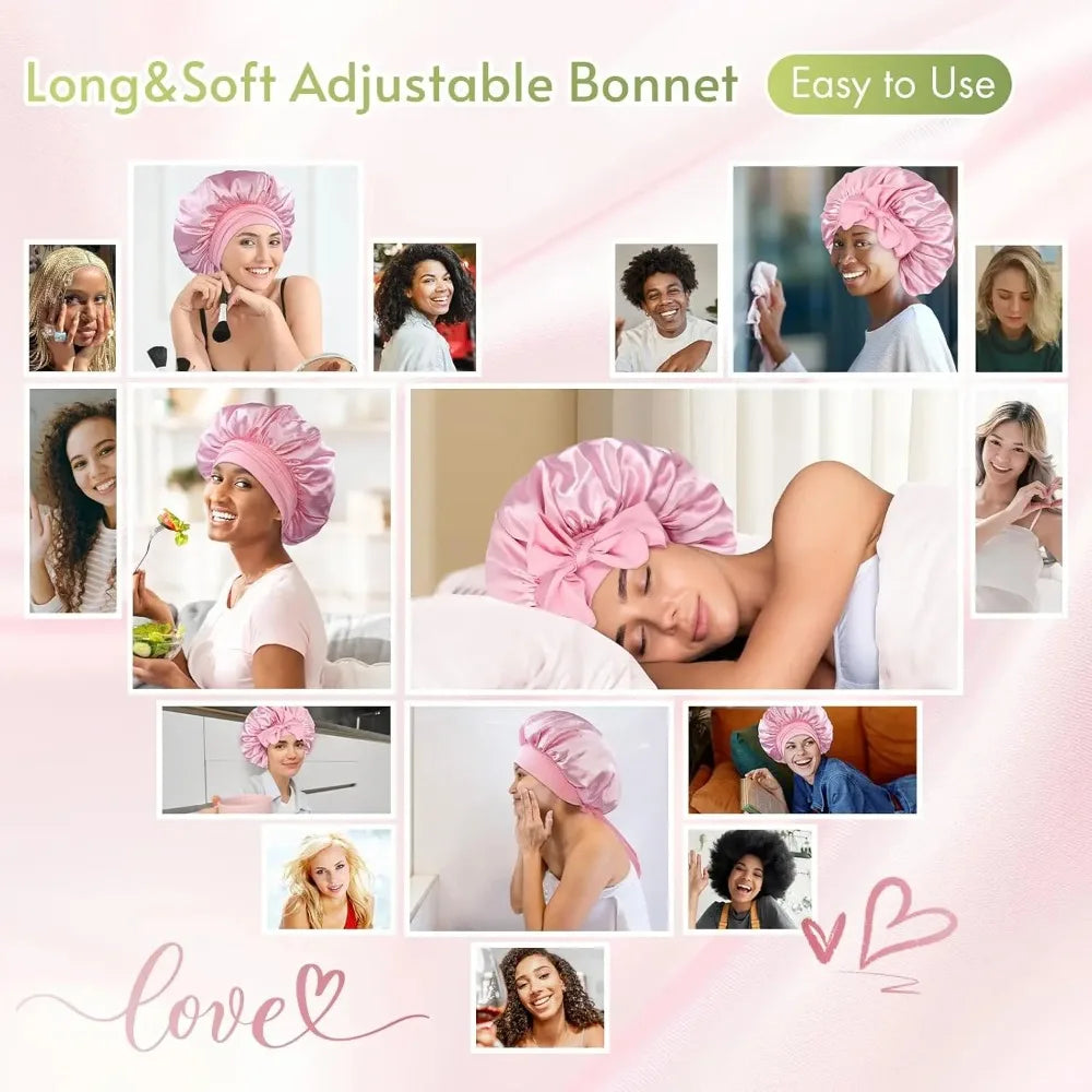 Silk Sleep Bonnet for Healthy Hair